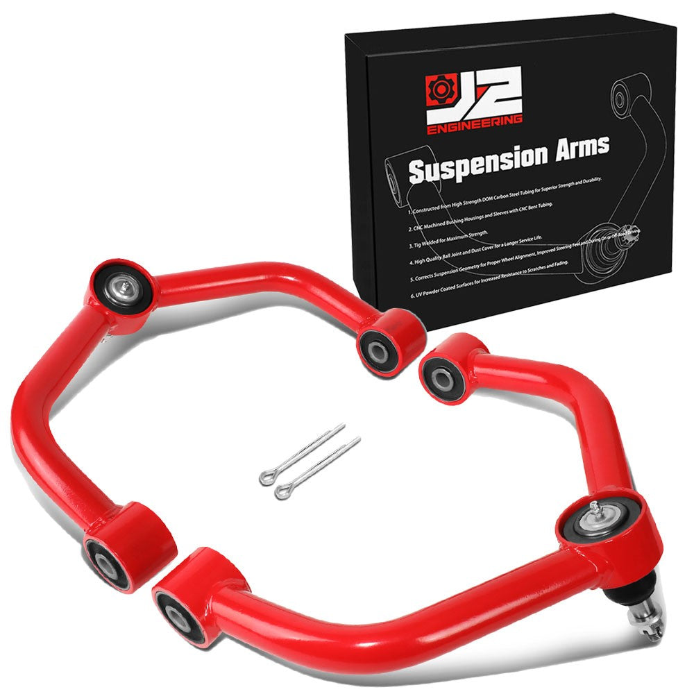 J2 Red 2-4" Lift Front Upper Control Arm For 09-18 Ram 1500/19-22 Ram 1500 Classic