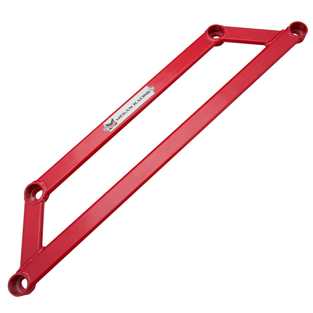 Megan Red Front Lower H-Bracket Subframe Brace For 09-14 Honda Fit GE 2nd Gen