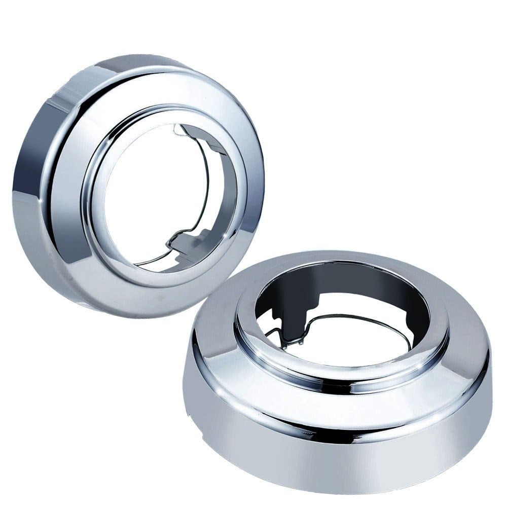 2x Push-On Factory Style Chrome Wheel Rim Cap [8" DIA x 2.5" Tall] For 95+ Ford E-Series 16x7 Wheel